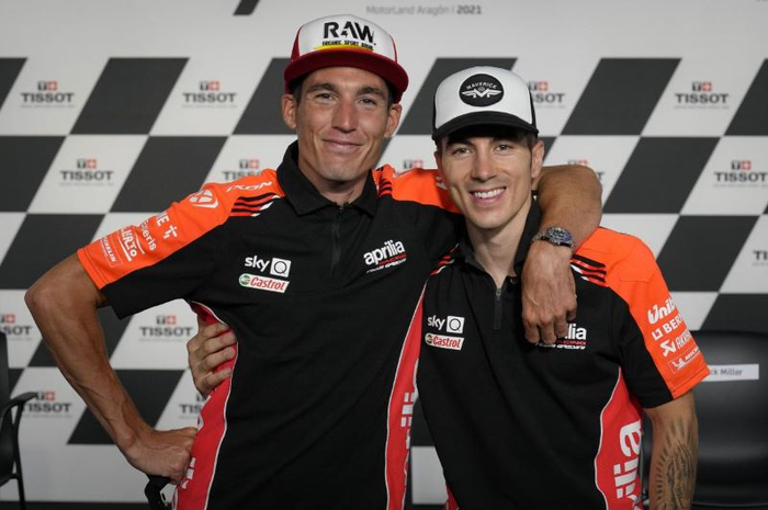 Maverick vinales bakal bantu Aleix Espargaro menjadi juara dunia MotoGP 2022