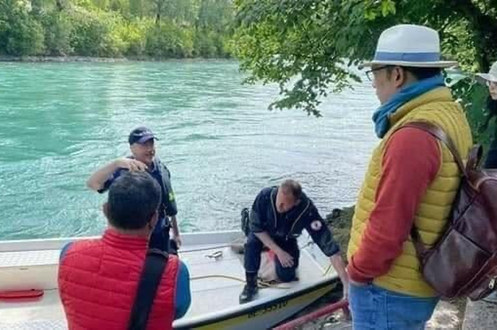 Eril anak Ridwan Kamil yang hanyut di Sungai Aare Swiss dinyatakan mati syahid akhirat. Aa Gym beri penjelasan begini. 