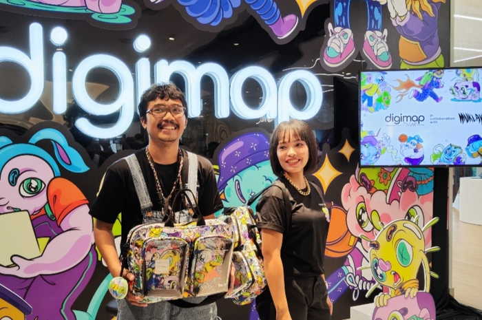 Pembukaan store Digimap PIM 3 dan pengumuman kolaborasi Digimap x Muklay, Rabu (8/6).