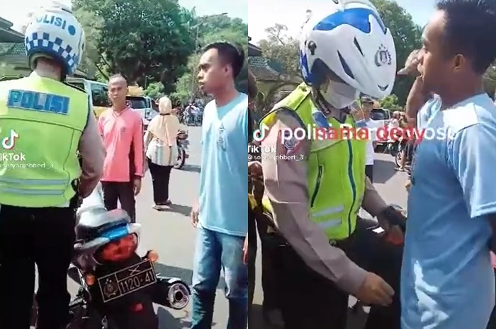 Sopir sampai berani tantang duel polisi di Bondowoso, berawal dari tilang begini kelanjutannya.