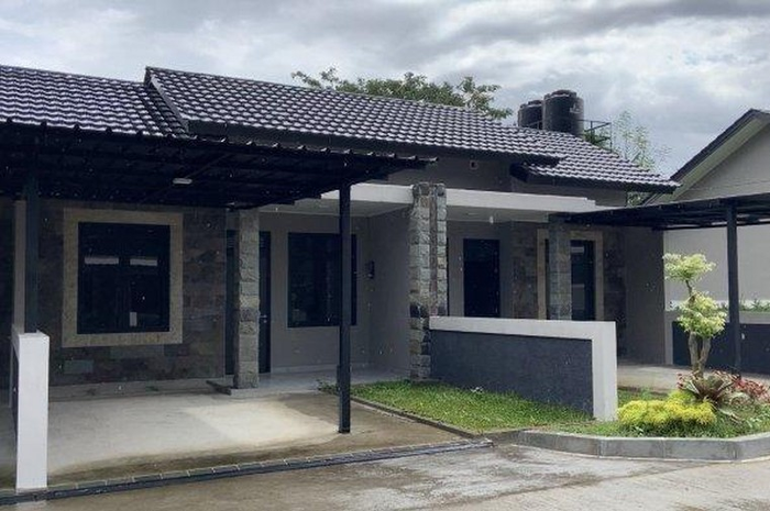 Rumah bergaya minimalis penuh estetika untuk para prajurit Yonif 403/WP. Bergaya minimalis, dan tidak lagi dicat hijau sederhana.