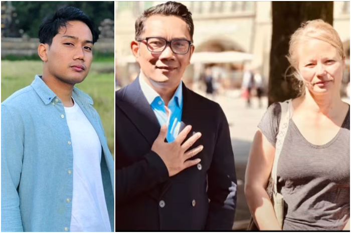 Ridwan Kamil bertemu dengan Geraldine Baldi, sosok guru SD penemu jasad Eril.