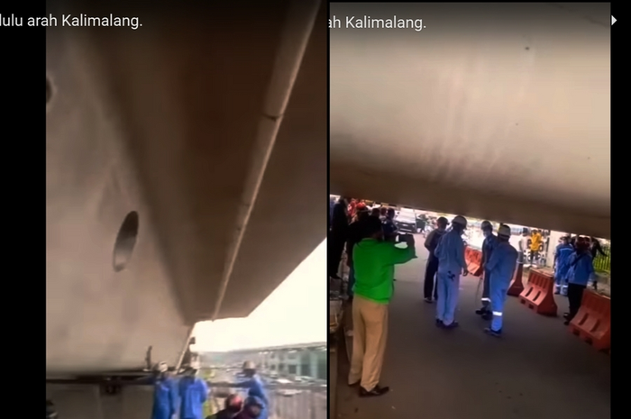 Tampilan video hoax tol ambles