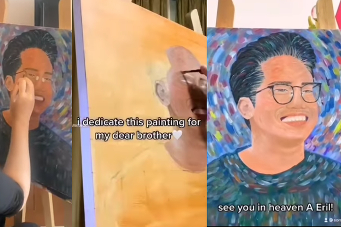 Momen Zara lukis wajah Eril