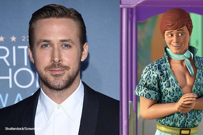 Ryan Gosling dan karakter Ken