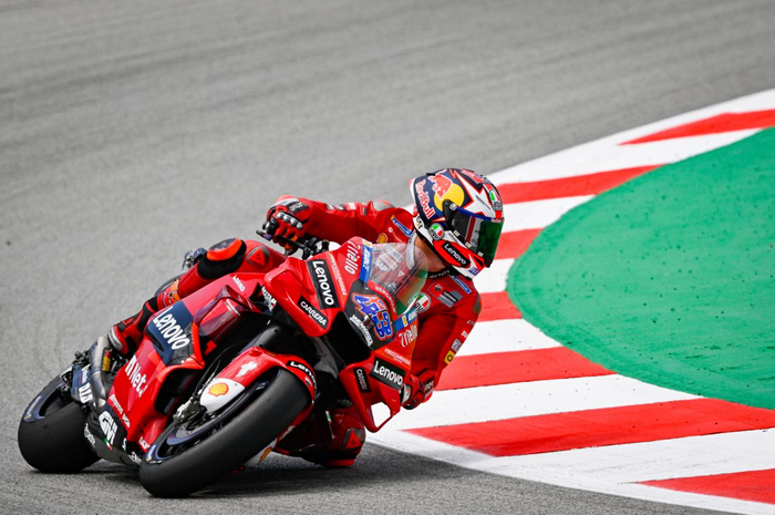 Pembalap Ducati Lenovo, Jack Miller tercepat di FP1 MotoGP Jerman 2022, rekan setim Marc Marquez, Pol Espargaro malah crash.