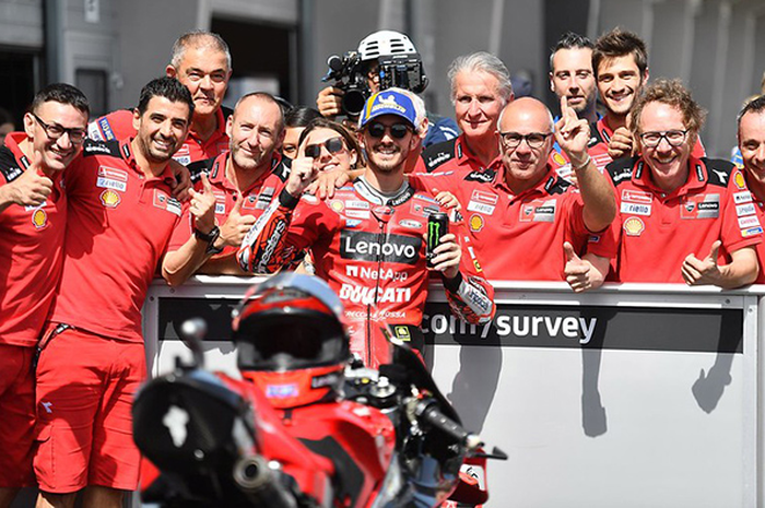 Pembalap Ducati Lenovo Team Francesco Bagnaia pole position MotoGP Jerman 2022 ternyata bukan pertama kali bagi Ducati