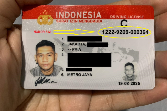 SIM Palsu atau SIM Palsu bisa dilihat dari nomornya