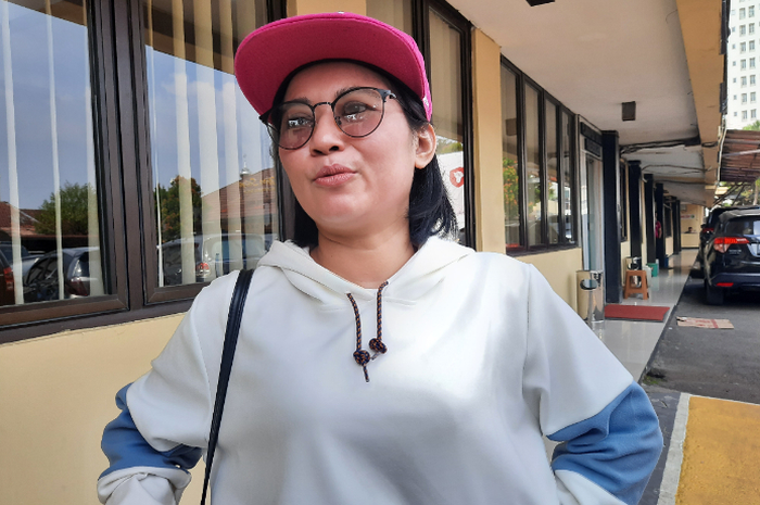 Tiara Marleen saat ditemui di Polres Metro Kota Depok, Jawa Barat, Senin (20/6/2022).