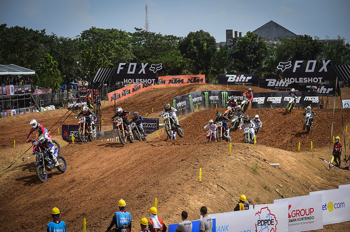 Ilustrasi Balapan MXGP Indonesia 2022 di Samota, Sumbawa. Penonton diimbau tak pakai sandal jepit