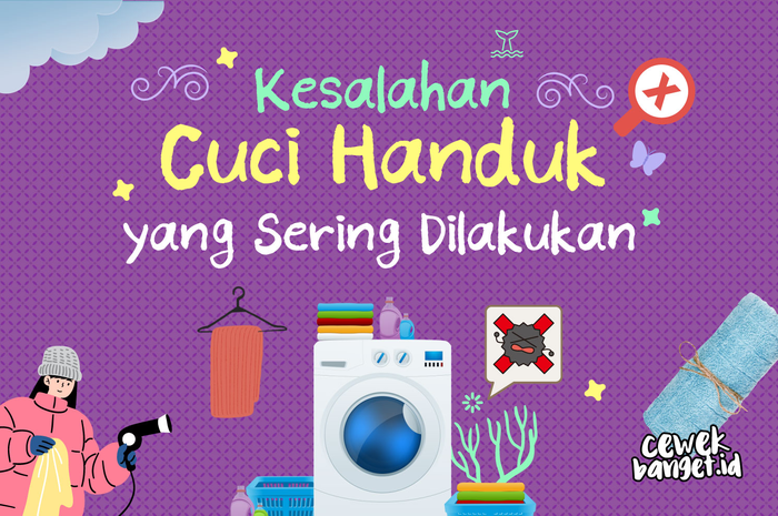 Kesalahan Cuci Handuk yang Sering Dilakukan