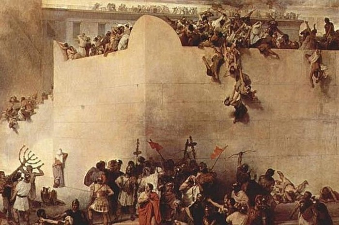 (Ilustrasi) Pengepungan Orang Yahudi di Benteng Masada