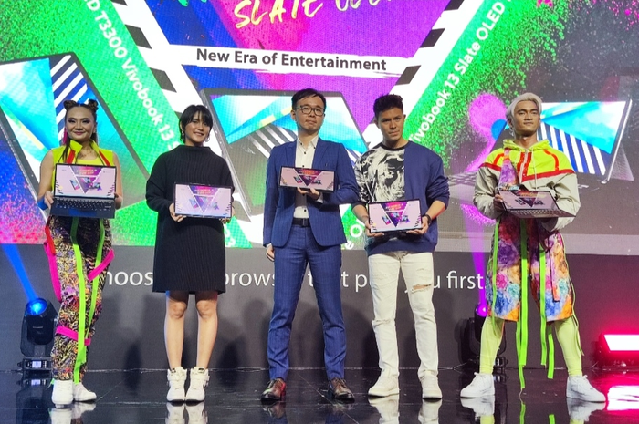 ASUS Vivobook 13 Slate OLED rilis di Indonesia, Rabu (29/6).