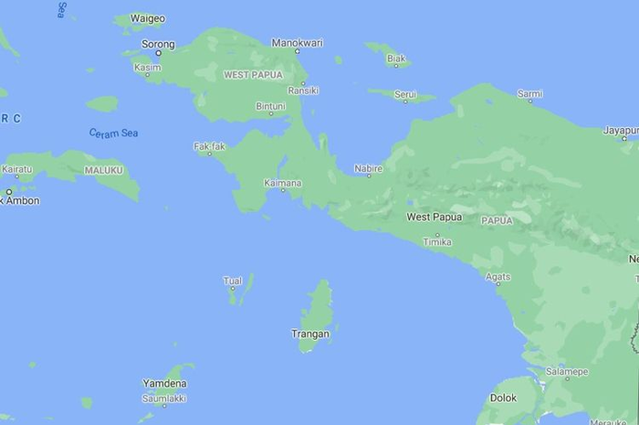Peta pulau Papua