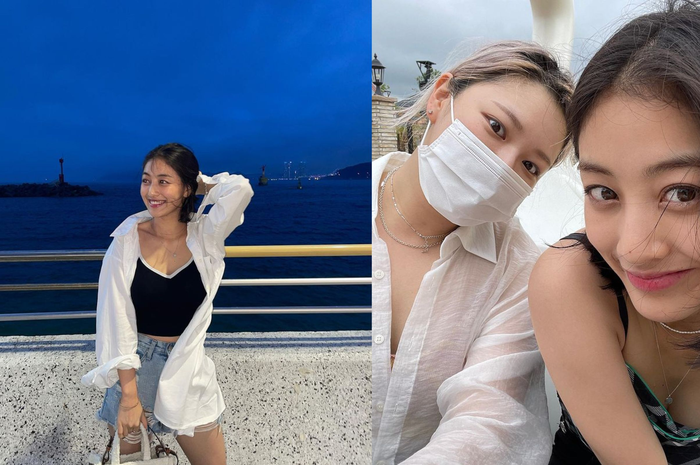 Jihyo dan Jeongyeon TWICE