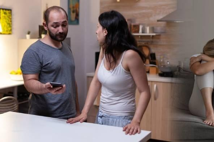 Istri syok lihat suami foto gandeng wanita lain di facebook.