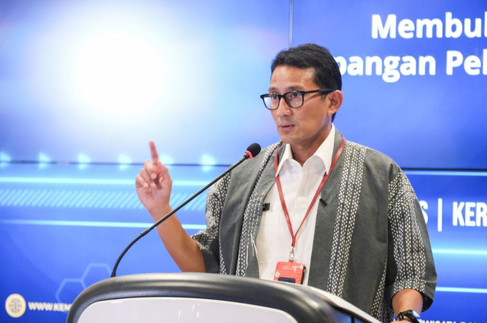 Menparekraf Sandiaga Uno bagikan tips jadi pengusaha sukses.
