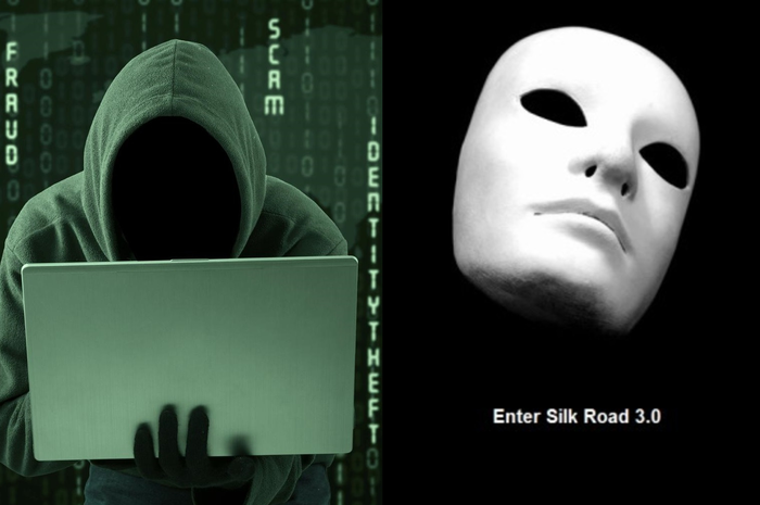 Ilustrasi mengakses marketplace deep web