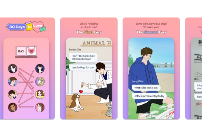 Tampilan game Picka: 30 Days to Love