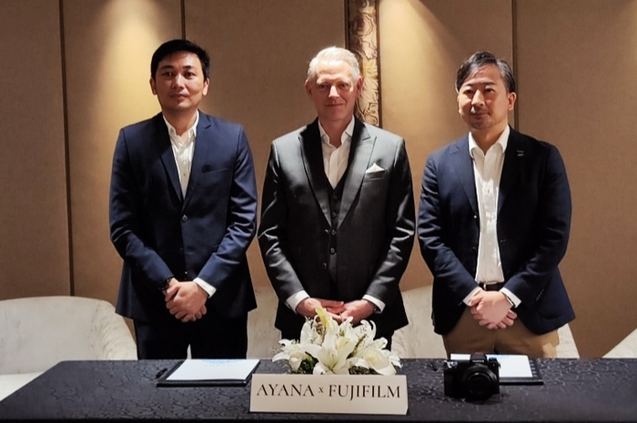 Acara peresmian FUJIFILM gandeng AYANA Hotels, serta adakan lomba fotografi dan videografi, Rabu (6/7).