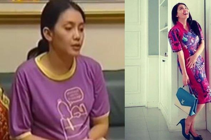 Perbedaan Rieke Indah Pitaloka saat memerankan oneng.
