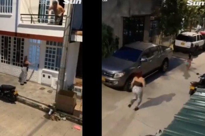 Wanita ini dikejar pacar selingkuhan