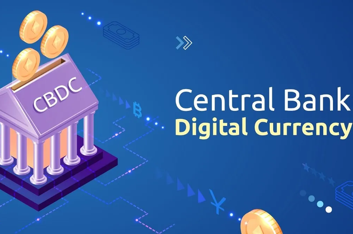 Ilustras Uang Rupiah Digital atau Central Bank Digital Currency (CBDC)