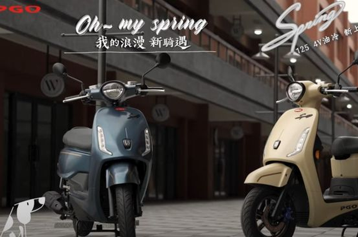 Motor baru matic 125 PGO Spring mengusung mesin teknologi NASA berani lawan Yamaha Fazzio