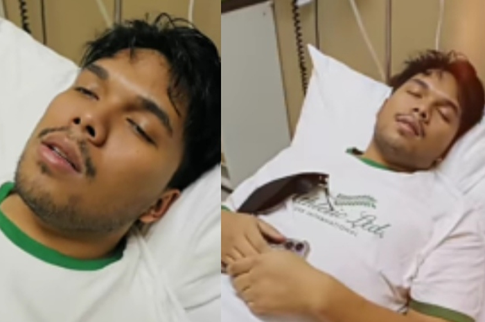 kekasih Fuji, Thariq Halilintar masuk rumah sakit, 