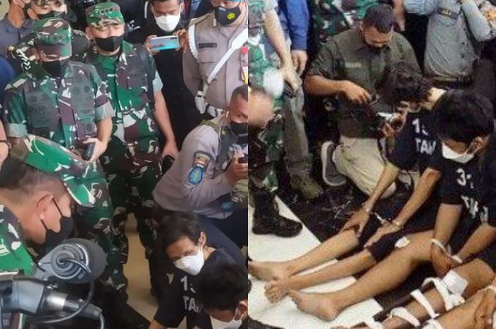 Para eksekutor penembak istri TNI di Semarang, Senin (25/07/2022)
