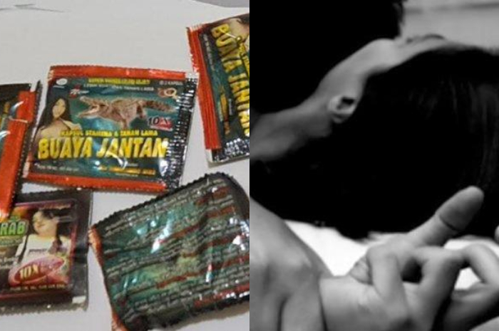 5 bungkus obat kuat disita polisi