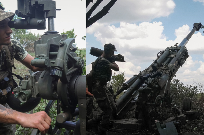 Ilustrasi tentara Ukraina menerapkan Strategi Perang Ukraina untuk memborbardir pasukan Rusia di Kherson