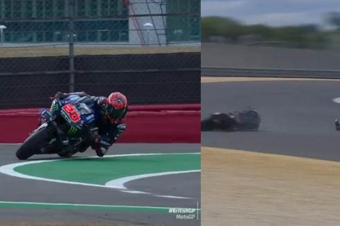 Fabio Quartararo tercepat, Brad Binder dan Jack Miller crash di FP 2 MotoGP 2022
