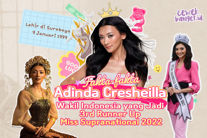 Infografis fakta-fakta Adinda Cresheilla