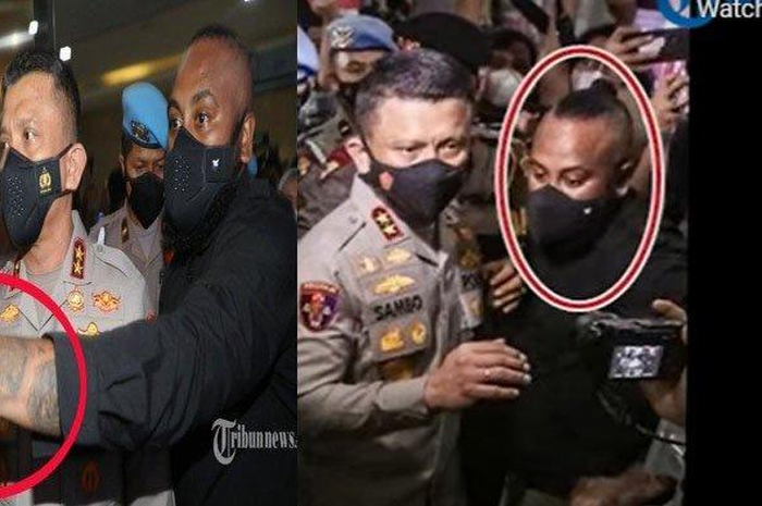 Sosok Bripka Matius ajudan Ferdy Sambo yang berpenampilan sangar.