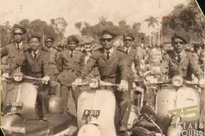 Jelang HUT RI ke-77 lihat sejarah Vespa Kongo hadiah dari Presiden Soekarno.
