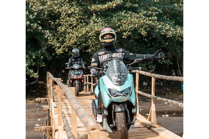 Touring gabungan Maxi Yamaha, Healing Maximal ke Pantai Pangandaran 