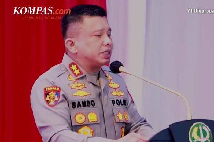 Irjen Ferdy Sambo, tersangka kasus pembunuhan Brigadir J.