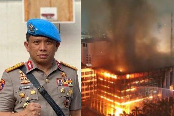 Ilustrasi Ferdy Sambo  mengangani kasus kebakaran Kejagung tahun 2020
