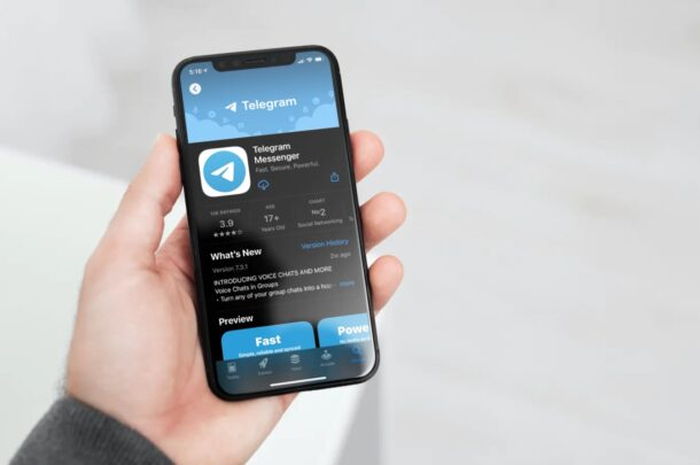 Aplikasi Telegram di App Store