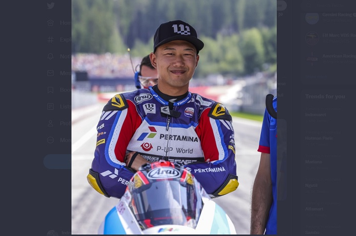Taiga Hada menggantikan Gabriel Rodrigo di tim Pertamina Mandalika SAG Team sampai akhir musim 2022.
