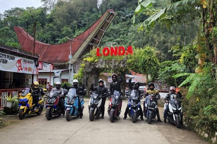 Berbagai komunitas Yamaha dari berbagai Kota di Indonesia menggelar touring dalam rangka memperingati HUT RI ke-77.