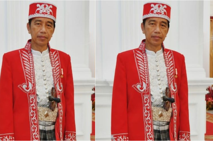 Dari manakah asal usul baju adat yang yang dipakai Presiden Joko Widodo (Jokowi).