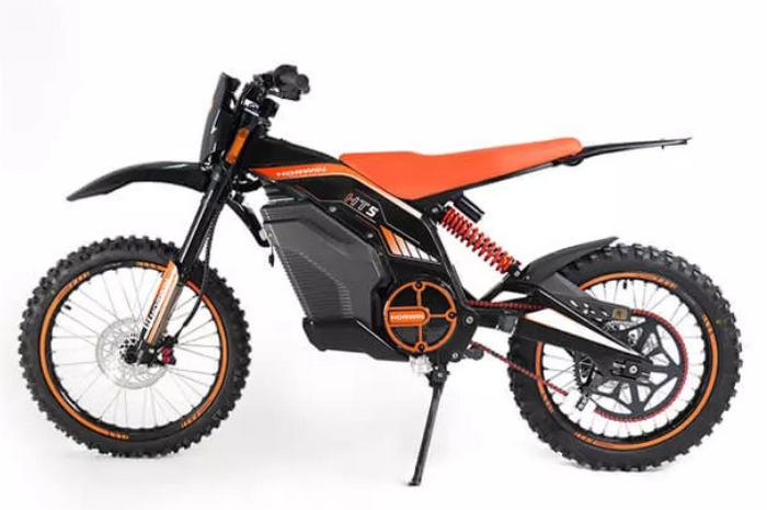Mid-drive pada motor listrik milik Horwin HT5