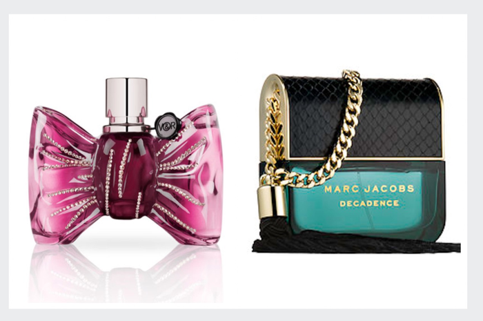 Parfum dengan desain botol yang Unik