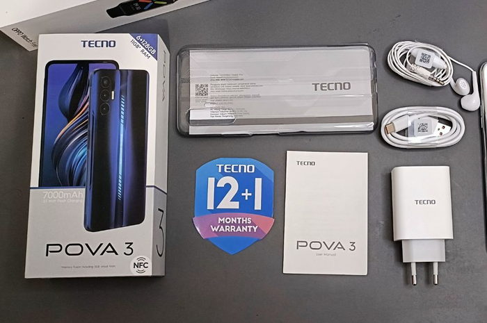 Ilustrasi harga hp second Tecno POVA 3 di Indonesia per Desember 2022