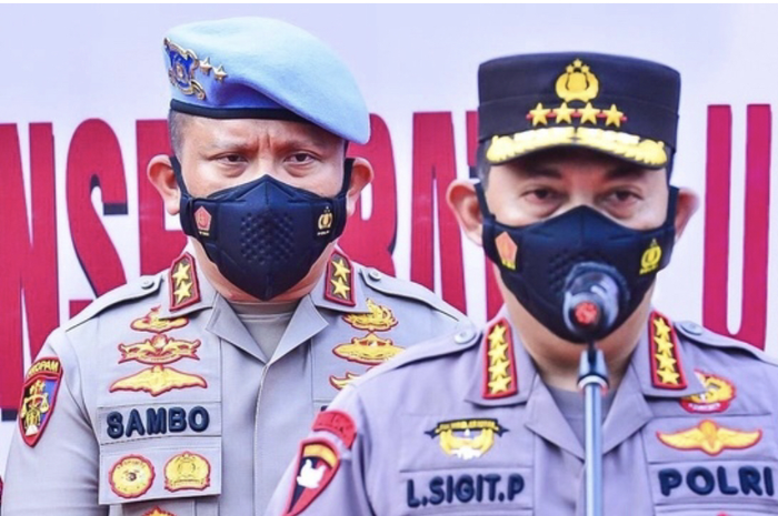 Ketua Komnas HAM Ahmad Taufan murka ke Ferdy Sambo di Mako Brimob. Kau kasih uang nggak sama dia? Foto Choirul Anam disorot.