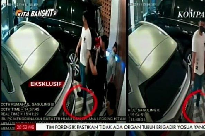 Rekaman Brigadir J sesaat sebelum dieksekusi.