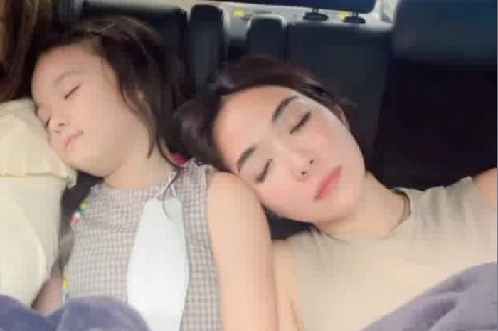 Ini sifat Gempi yang diwariskan dari Gading Marten selalu bikin gemas netizen. Salah satunya, saat tertidur pulas di mobil.