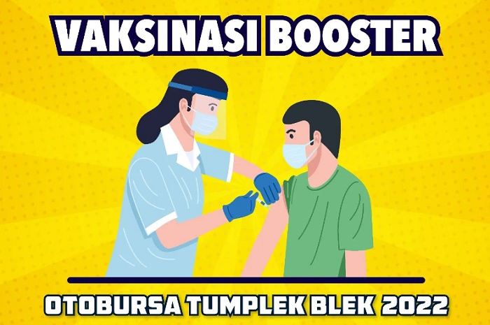Otobursa Tumplek Blek 2022 akan membuka gerai vaksinasi booster Covid-19.